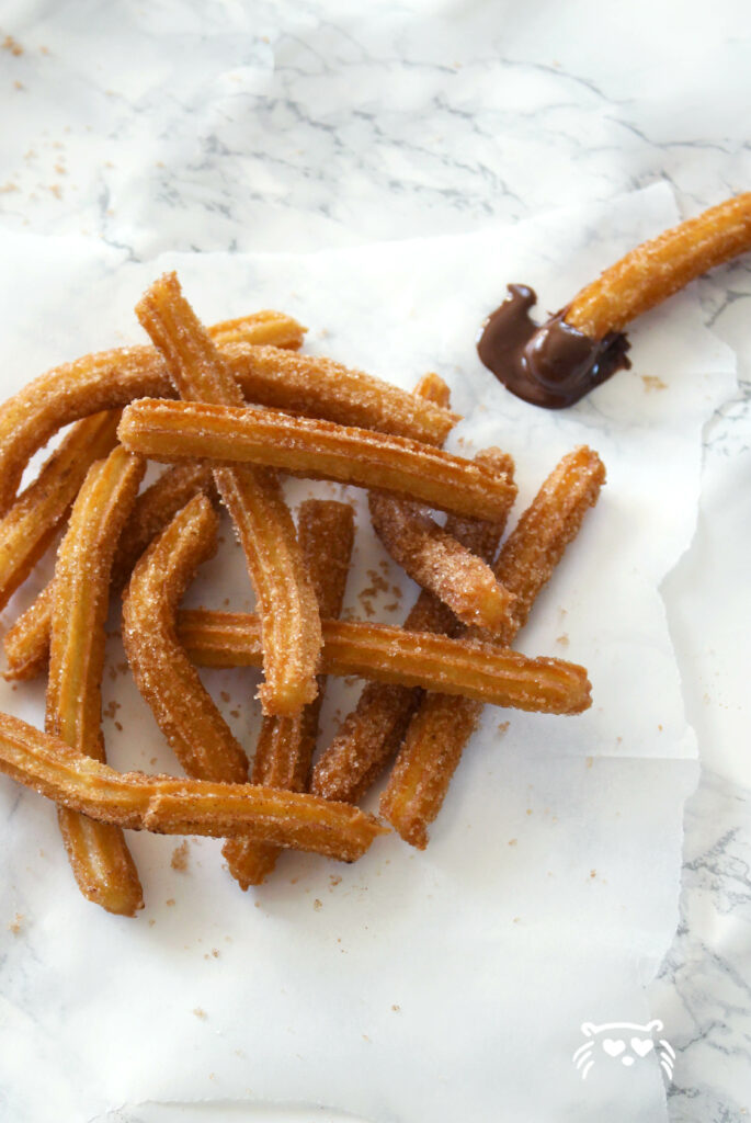 Churros Koken in Quarantaine verticaal