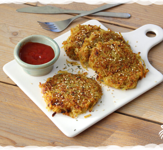 Hartige koekjes van wortel en aardappel