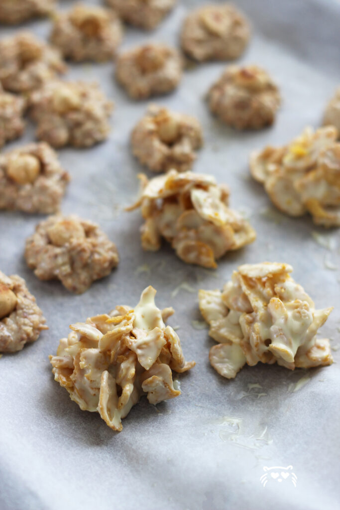 Pindarotsjes Witte chocolade cornflakes - Koken in Quarantaine verticaal