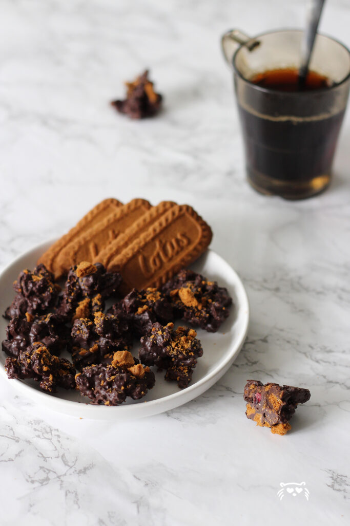 Pindarotsjes pure chocolade lotuskoekjes - Koken in Quarantaine Verticaal