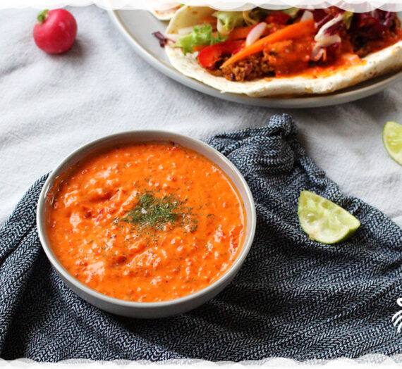 Geroosterde paprika-dille saus